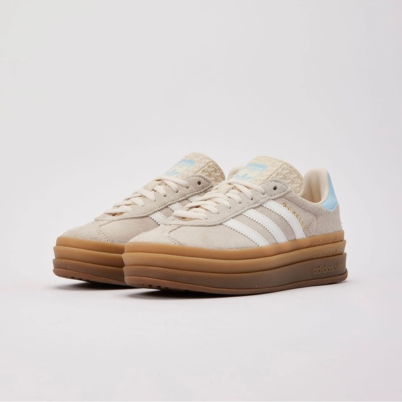 Adidas Gazelle Bold Wonder White Cloud White GS - Picture 2 of 5